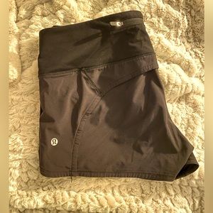 Black Lululemon Speed-Up Shorts